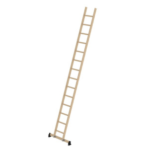 Sprossen-Anlegeleiter Holz nivello®-Traverse