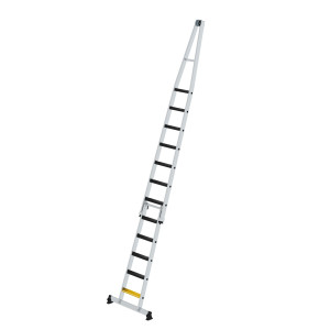 Stufen-Glasreinigerleiter-Satz mit nivello®-Traverse und clip-step R13 2-teilig