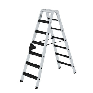 Stufen-Stehleiter beidseitig begehbar mit clip-step relax