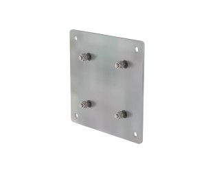 Adapterplatte Stahl feuerverzinkt 150 x 150 mm