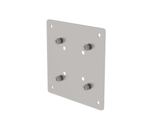 Adapterplatte Edelstahl 100 x 100 mm, 150 x 150 mm