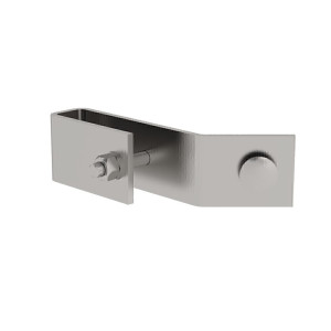 Schienenbefestigung für Leiterholm 50x20mm Edelstahl