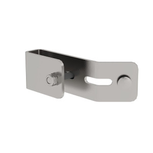 Schienenbefestigung für Leiterholm 60x25mm Edelstahl