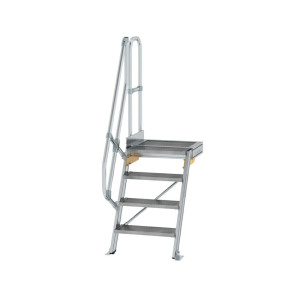 Treppe mit Plattform 60° Stufenbreite 600 mm