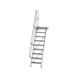 Treppe mit Plattform 60° Stufenbreite 600 mm
