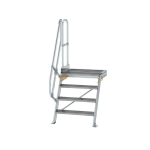Treppe mit Plattform 60° Stufenbreite 800 mm