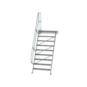 Treppe mit Plattform 60° Stufenbreite 1000 mm