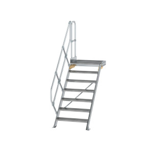 Treppe mit Plattform 45° Stufenbreite 800 mm