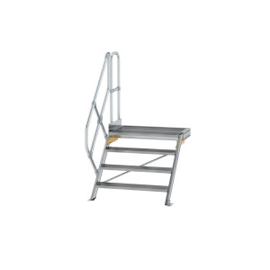 Treppe mit Plattform 45° Stufenbreite 1000 mm