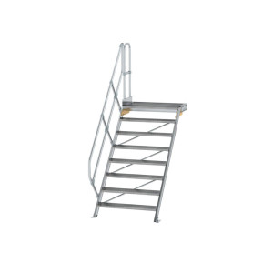 Treppe mit Plattform 45° Stufenbreite 1000 mm