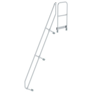 Zweiter Handlauf für Treppe mit Plattform 60°