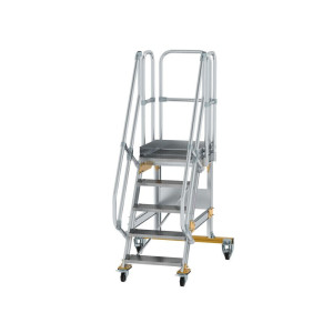 Plattformtreppe fahrbar 60° Stufenbreite 600 mm