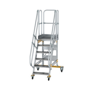 Plattformtreppe fahrbar 60° Stufenbreite 600 mm