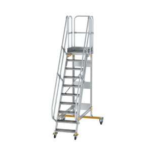 Plattformtreppe fahrbar 60° Stufenbreite 600 mm