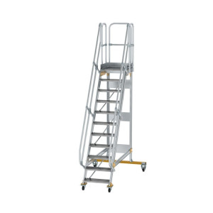 Plattformtreppe fahrbar 60° Stufenbreite 600 mm