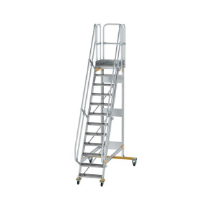 Plattformtreppe fahrbar 60° Stufenbreite 600 mm