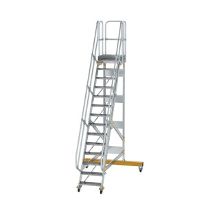 Plattformtreppe fahrbar 60° Stufenbreite 600 mm