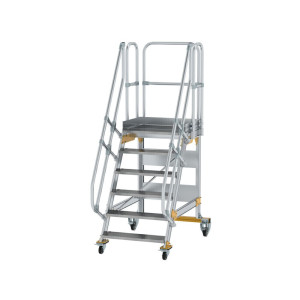 Plattformtreppe fahrbar 60° Stufenbreite 800 mm
