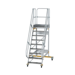 Plattformtreppe fahrbar 60° Stufenbreite 800 mm