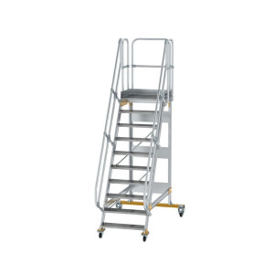 Plattformtreppe fahrbar 60° Stufenbreite 800 mm
