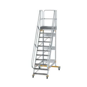 Plattformtreppe fahrbar 60° Stufenbreite 800 mm