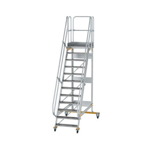 Plattformtreppe fahrbar 60° Stufenbreite 800 mm