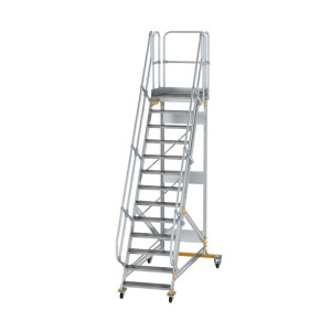 Plattformtreppe fahrbar 60° Stufenbreite 800 mm