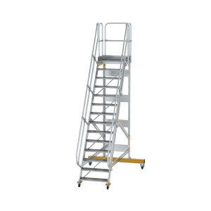 Plattformtreppe fahrbar 60° Stufenbreite 800 mm