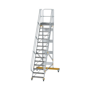 Plattformtreppe fahrbar 60° Stufenbreite 800 mm