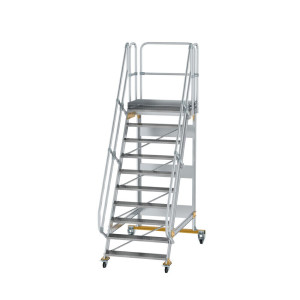 Plattformtreppe fahrbar 60° Stufenbreite 1000 mm
