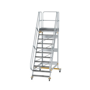 Plattformtreppe fahrbar 60° Stufenbreite 1000 mm
