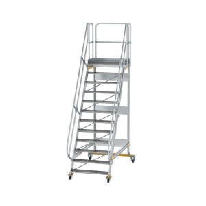 Plattformtreppe fahrbar 60° Stufenbreite 1000 mm