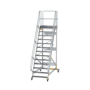 Plattformtreppe fahrbar 60° Stufenbreite 1000 mm