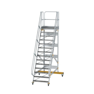 Plattformtreppe fahrbar 60° Stufenbreite 1000 mm