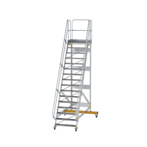 Plattformtreppe fahrbar 60° Stufenbreite 1000 mm