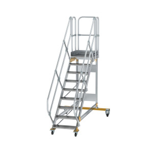 Plattformtreppe 45° fahrbar Stufenbreite 600 mm