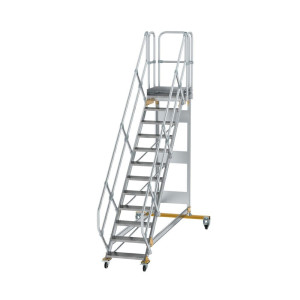 Plattformtreppe 45° fahrbar Stufenbreite 600 mm