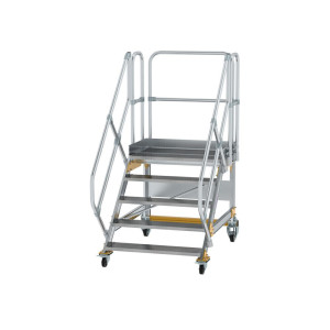 Plattformtreppe 45° fahrbar Stufenbreite 1000mm