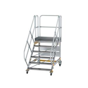 Plattformtreppe 45° fahrbar Stufenbreite 1000mm