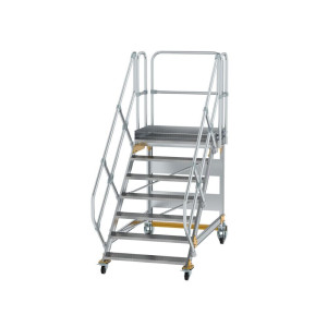 Plattformtreppe 45° fahrbar Stufenbreite 1000mm