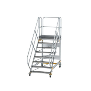 Plattformtreppe 45° fahrbar Stufenbreite 1000mm