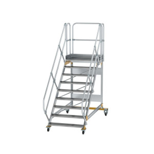 Plattformtreppe 45° fahrbar Stufenbreite 1000mm