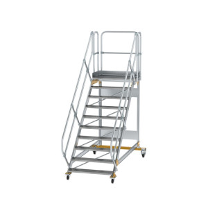 Plattformtreppe 45° fahrbar Stufenbreite 1000mm