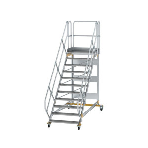 Plattformtreppe 45° fahrbar Stufenbreite 1000mm