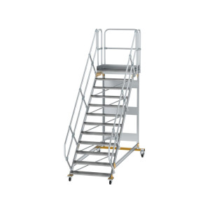 Plattformtreppe 45° fahrbar Stufenbreite 1000mm