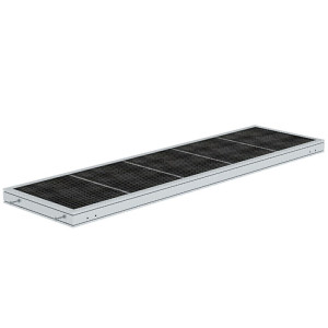 Plattform Stahl Gitterrost Plattformlänge 3060 mm
