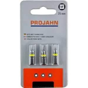 PROJAHN - 1/4" markierter Bit TX 3er Pack