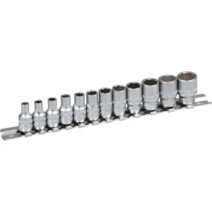 PROJAHN - 1/4" Xi-on Stecknuss Schiene 12tlg