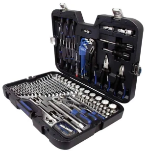 Industrie-Werkzeugkoffer Universal metrisch 6-kant 6,3 / 1/4" + 10 / 3/8" + 12,5 / 1/2" 122-tlg. | 39048201