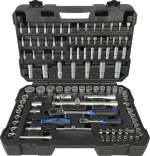 PROJAHN Proficraft Steckschlüsselkoffer metrisch 6-kant 6,3 / 1/4" + 12,5 / 1/2" 108-tlg. | 8653